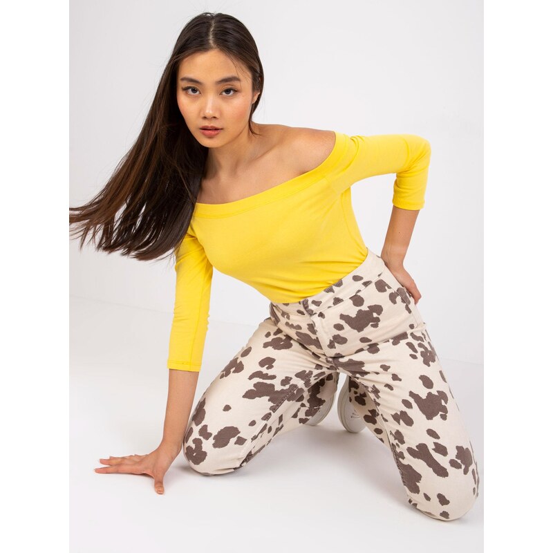 BASIC Feel Good Blouse-RV-BZ-4692.62-yellow