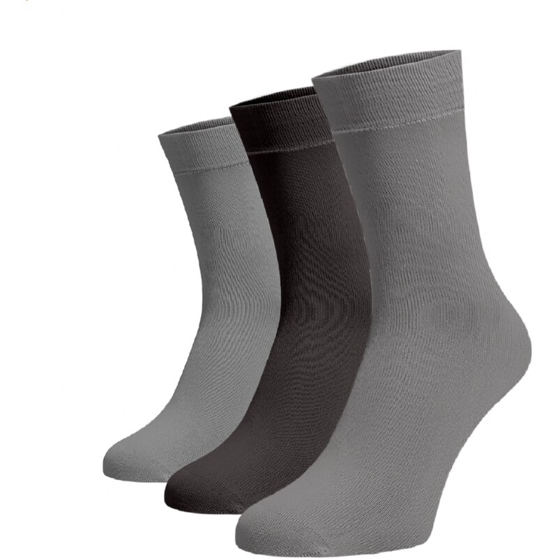 Benami Zvýhodněný set 3 párů vysokých ponožek - mix barev