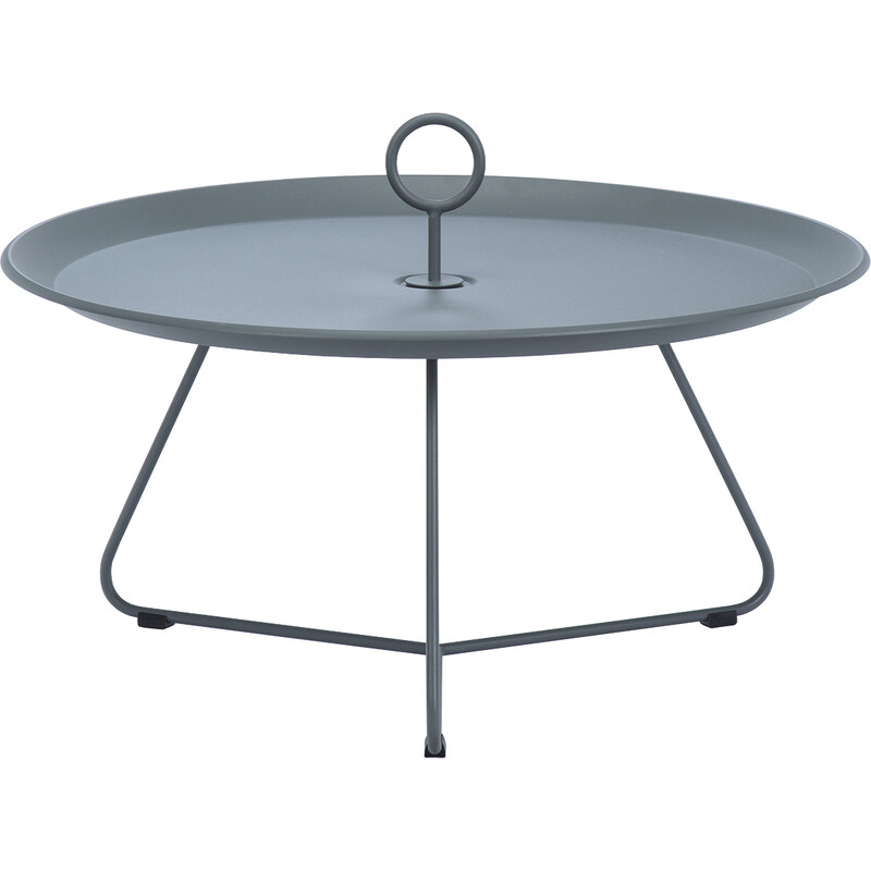 Tmavě šedý kovový konferenční stolek HOUE Eyelet 70 cm