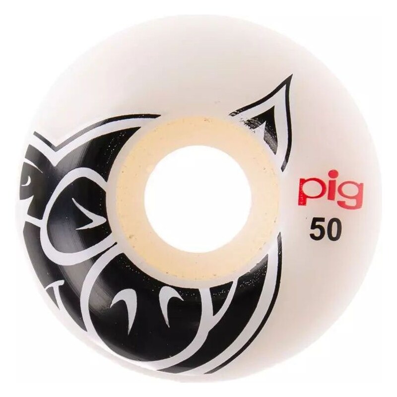 SK8 KOLA PIG WHEELS Head Natural - bílá -