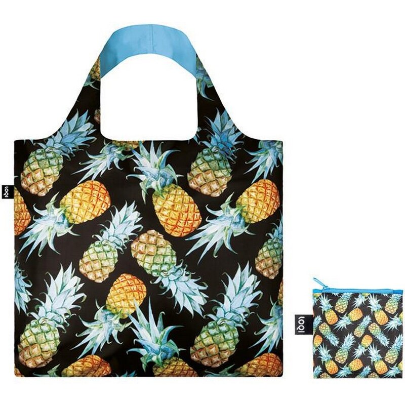 Skládací nákupní taška LOQI JUICY Pineapples