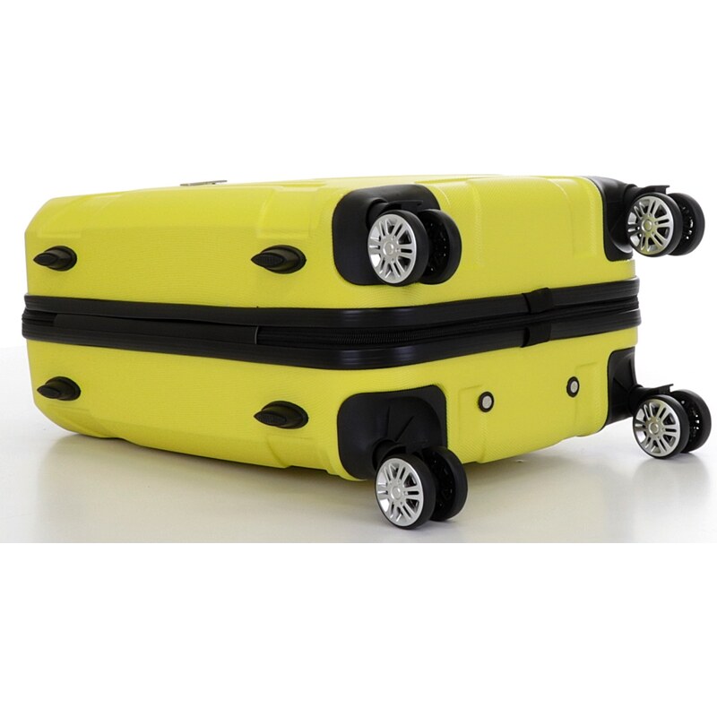 Cestovní kufr T-class VT21121, žlutá, M, 54 x 38 x 21 cm / 35 l