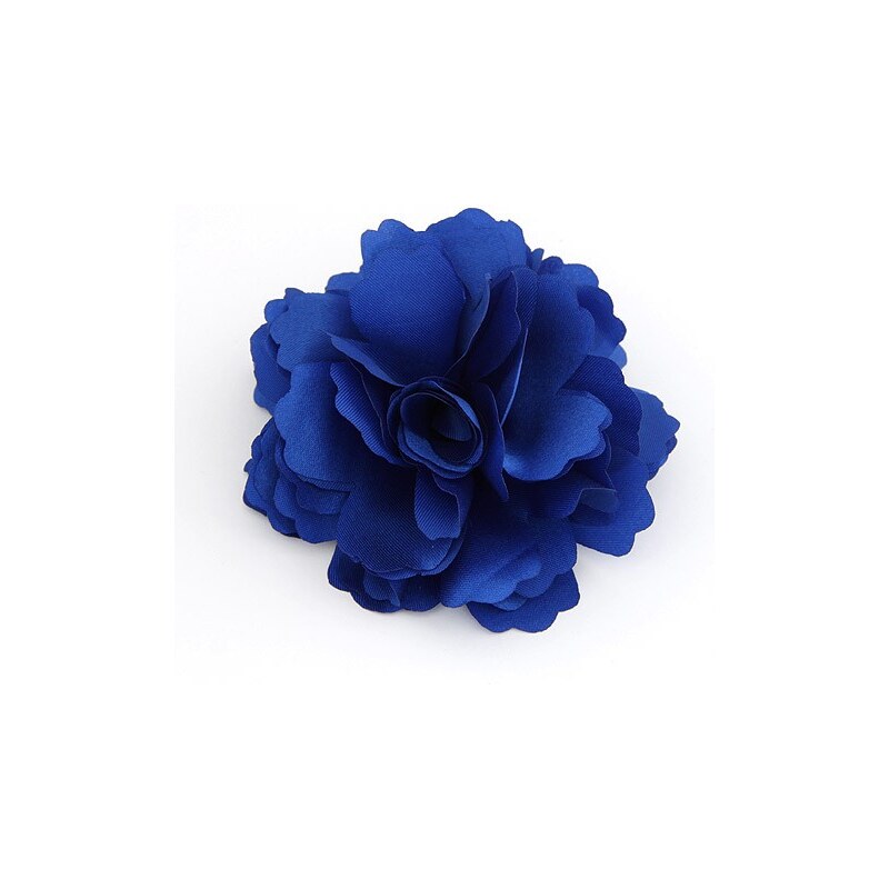 FJ Modrá sponka ve tvaru kytky