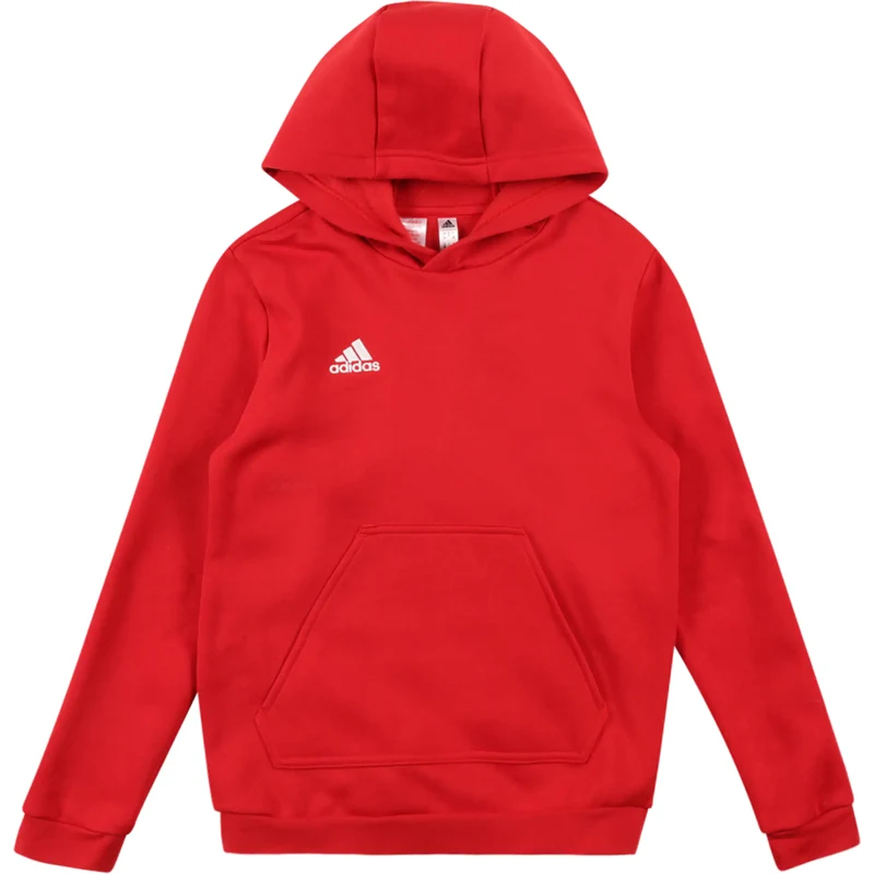 ADIDAS PERFORMANCE Sportovní mikina Entrada 22 červená / bílá