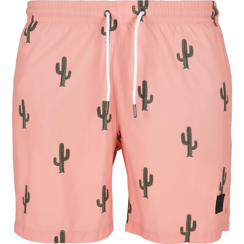 Urban Classics Vzor plavecké šortky cactus aop