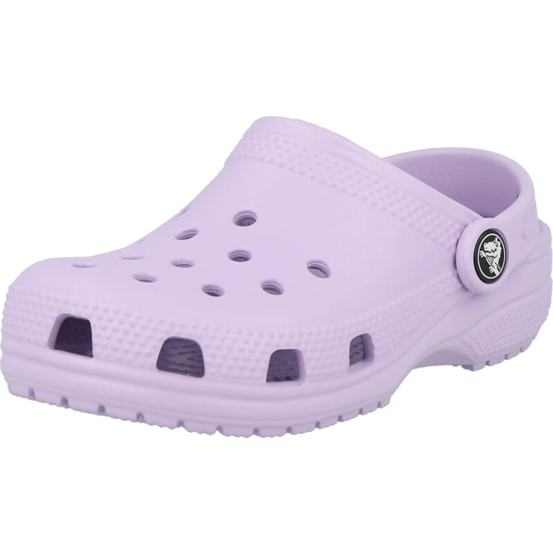 Crocs Otevřená obuv Classic fialová / černá / bílá