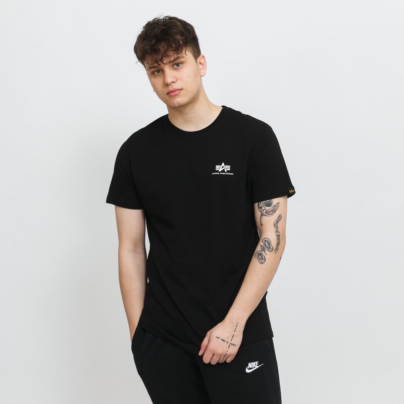 Alpha Industries Basic T Small Logo black