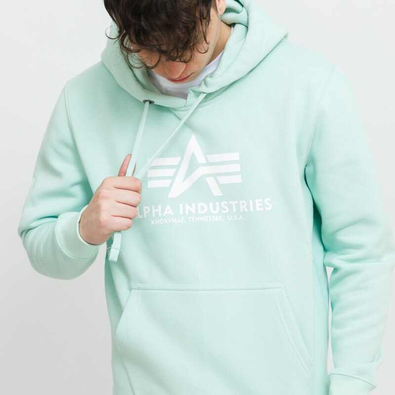 Alpha Industries Basic Hoody mint