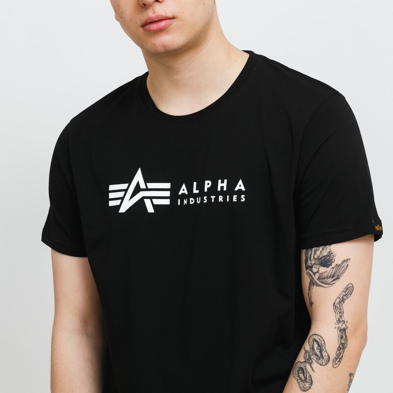 Alpha Industries Alpha Label T 2 Pack black