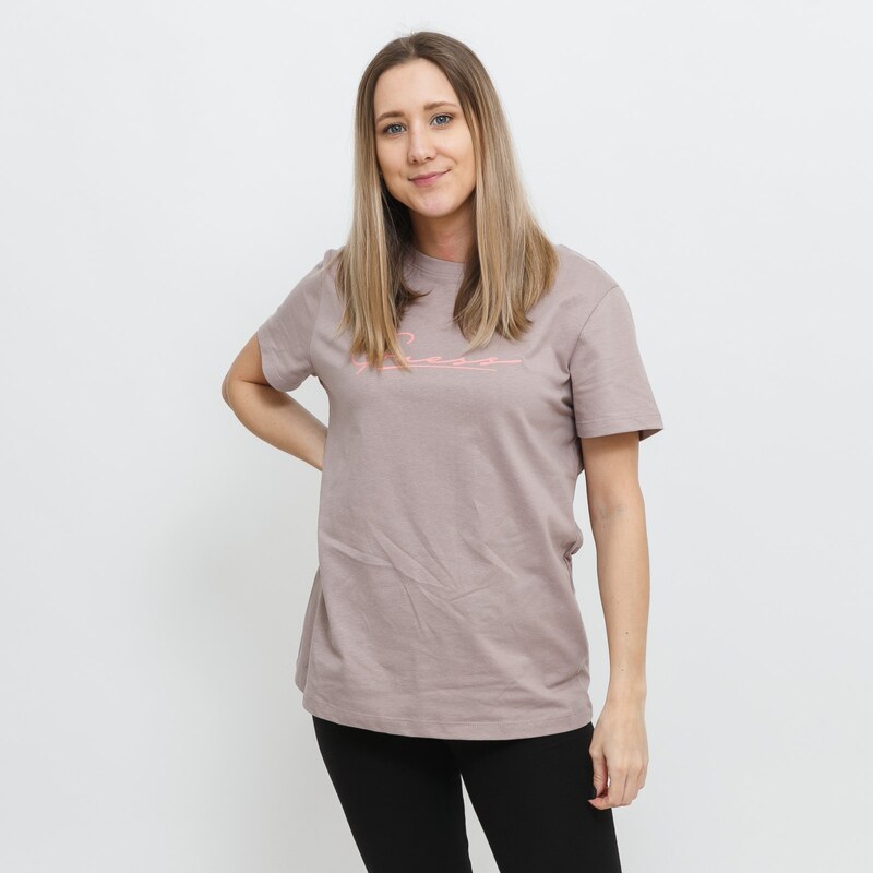 Guess anne ss cn tee TAUPE