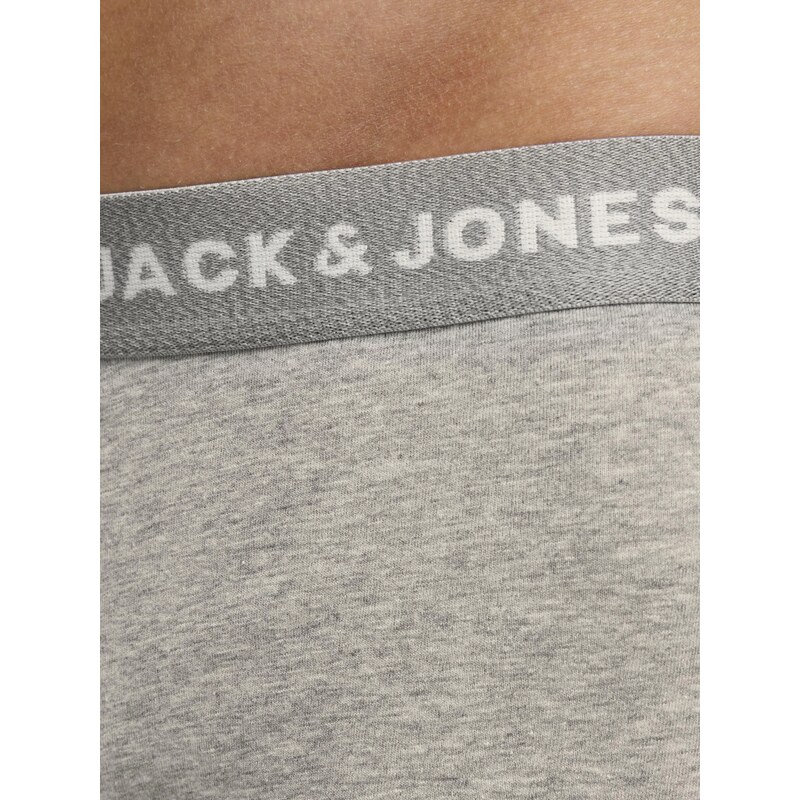 JACK & JONES Boxerky námořnická modř / královská modrá / světle šedá / černá / bílá