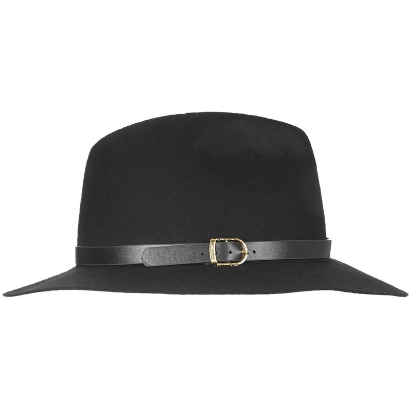 Topshop Buckle Trim Fedora Hat