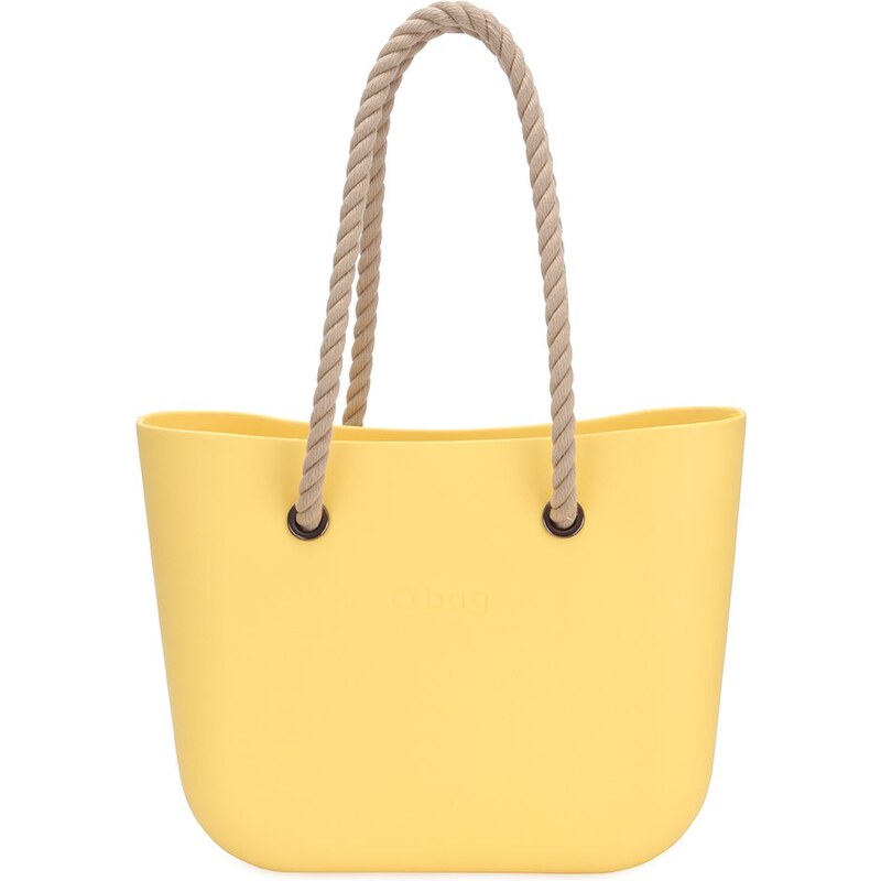 Žlutá plastová kabelka O bag