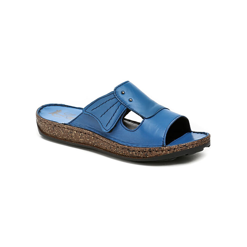 Bukat dámská letní obuv 186 modré nazouváky