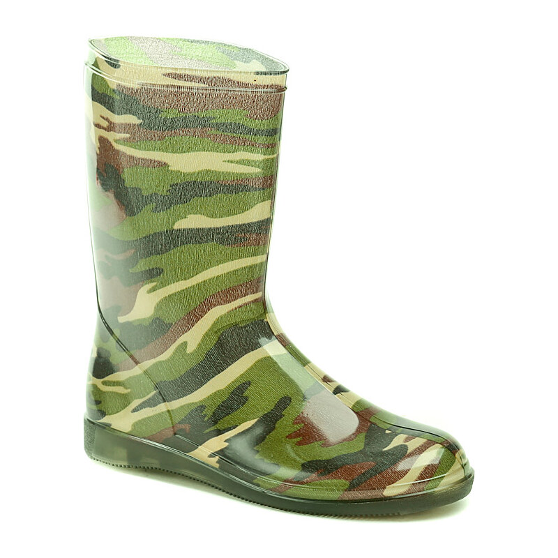 Dámská obuv Svit Holínky Army zelené