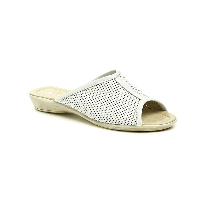 Di Janno dámská nadměrná letní obuv FI-9471 bílé nazouváky