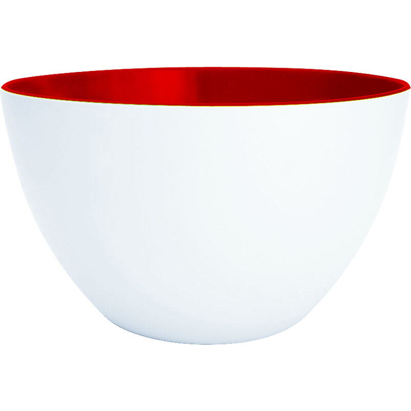 ZAK! designs - 2-barevní mísa 18cm, bílá/červená (1647-0320)