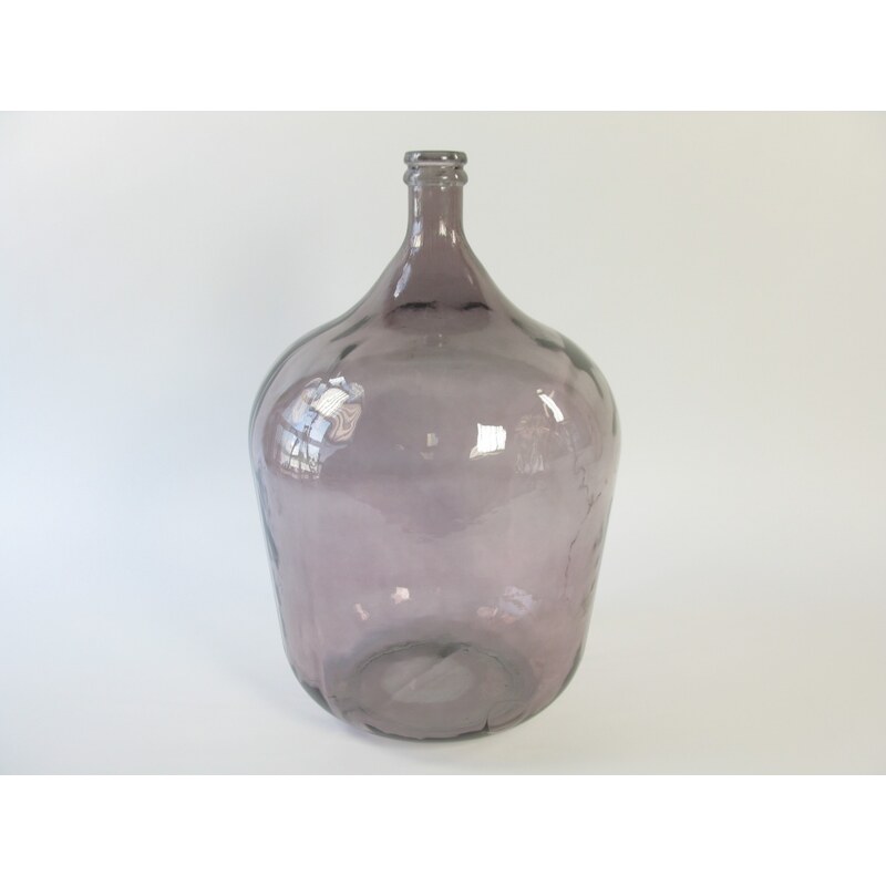 KERSTEN - Váza skleněná, šedá, 40x40x56cm (LEV-1548)