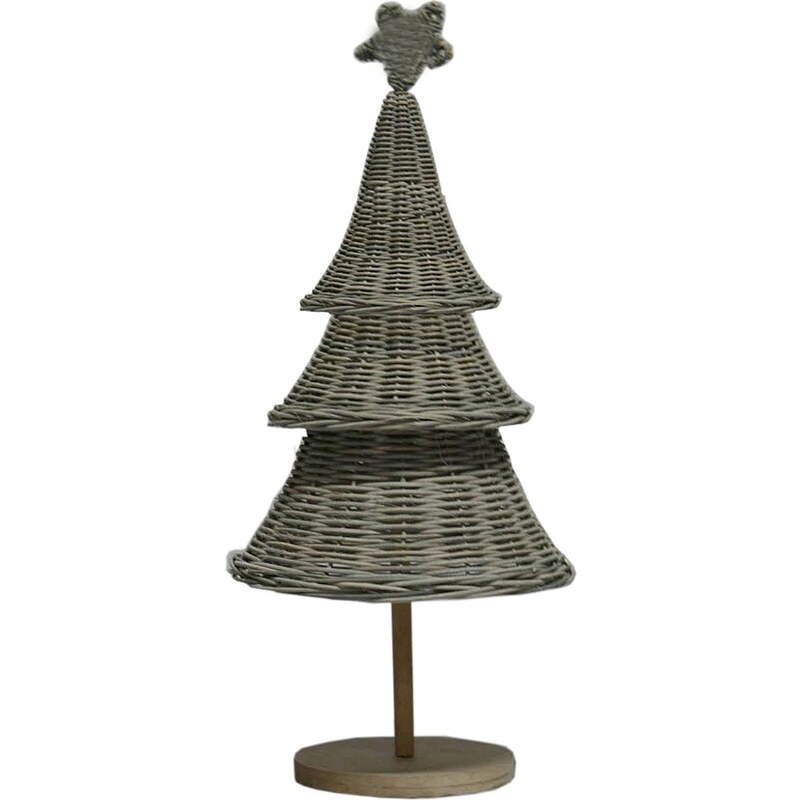 Bastion collections - Ratanový vánoční strom, 50cm (HO-XMAS TREE TABLE)