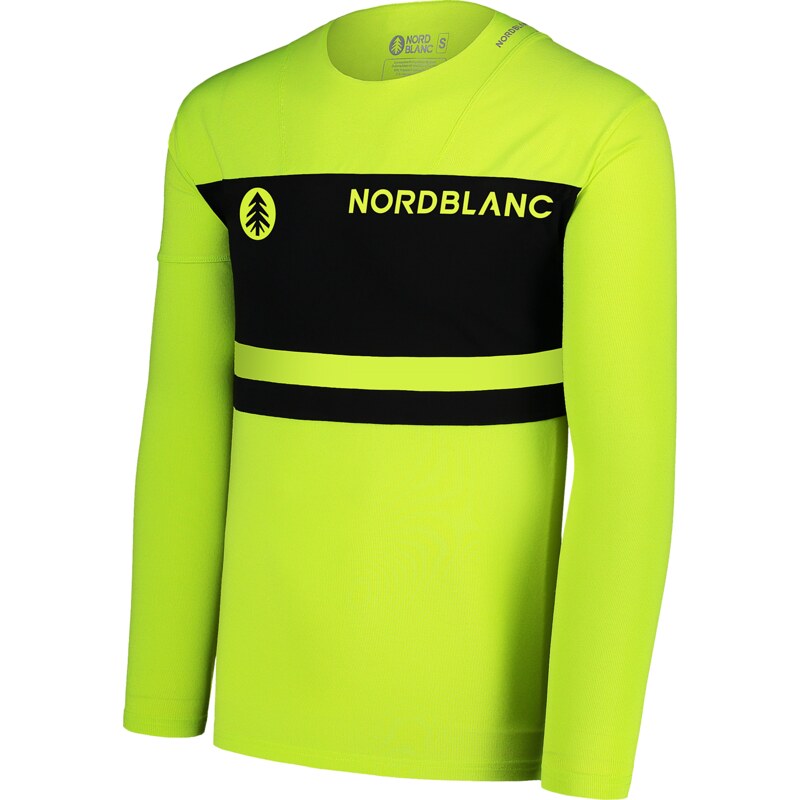 Nordblanc Žluté pánské funkční cyklo tričko SOLITUDE