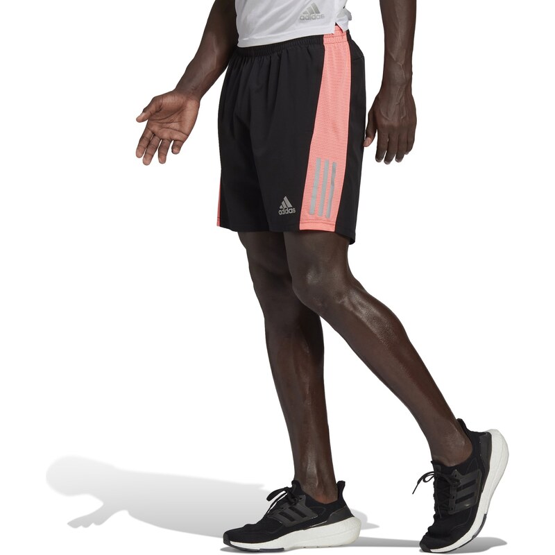 adidas Performance adidas Own the Run Shorts BLACK/ACIRED/REFSIL