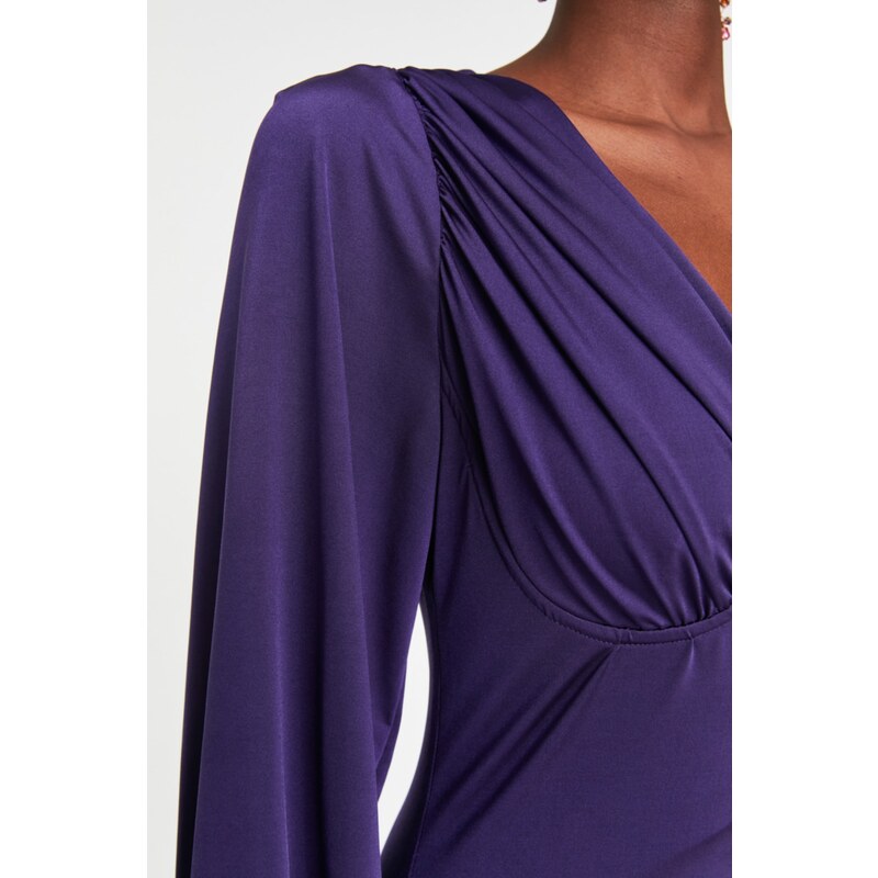 Dámské šaty Trendyol Purple