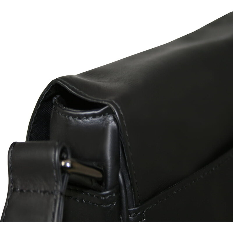 WILD collection Pánská kožená taška černá - Wild Markwan černá