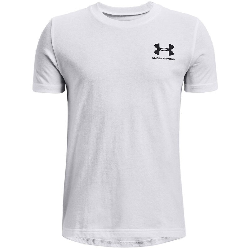 Triko Under Armour UA SPORTSTYLE LEFT CHEST SS-WHT 1363280-100