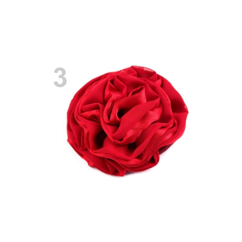 Stoklasa Růže do vlasů Ø 90mm LILY (1 ks) - 3 červená jahoda