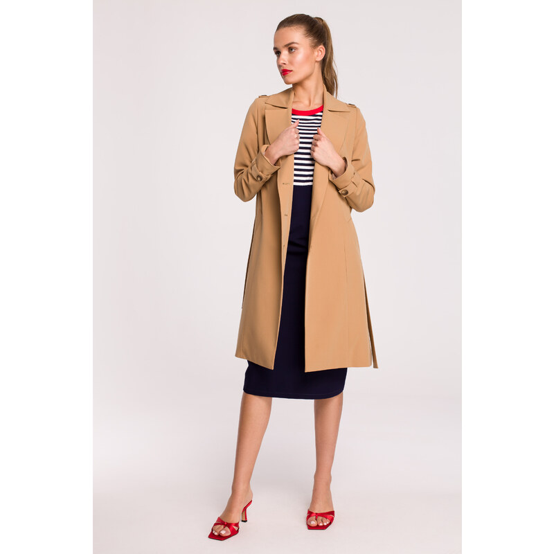 Stylove Kabát S294 Camel