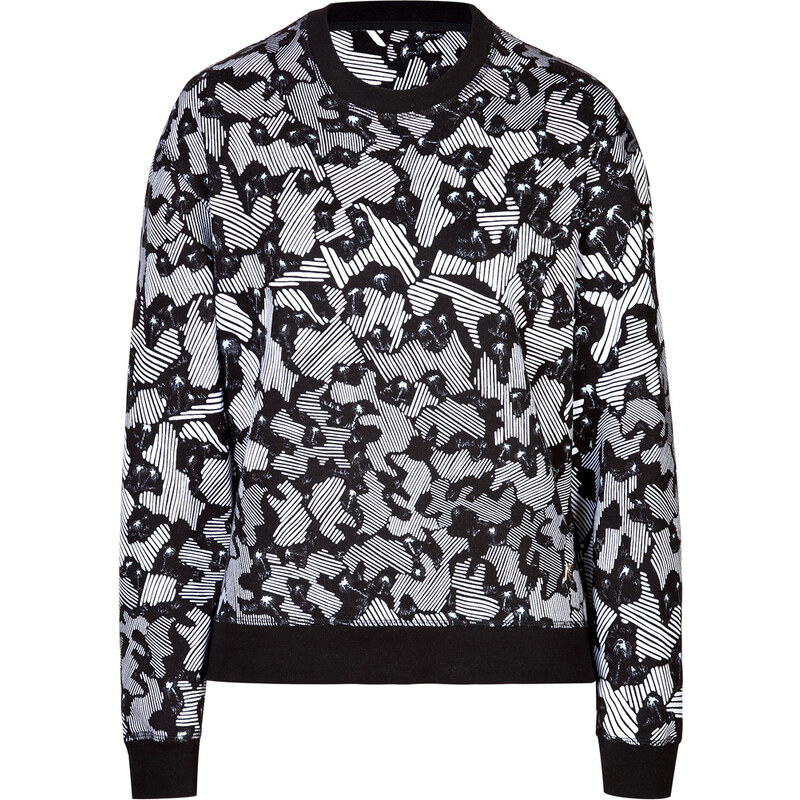 Kenzo Cotton Palm Print Sweatshirt