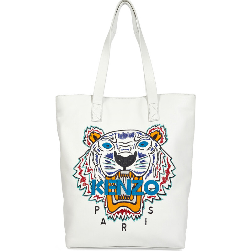 Kenzo Leather Logo Tote