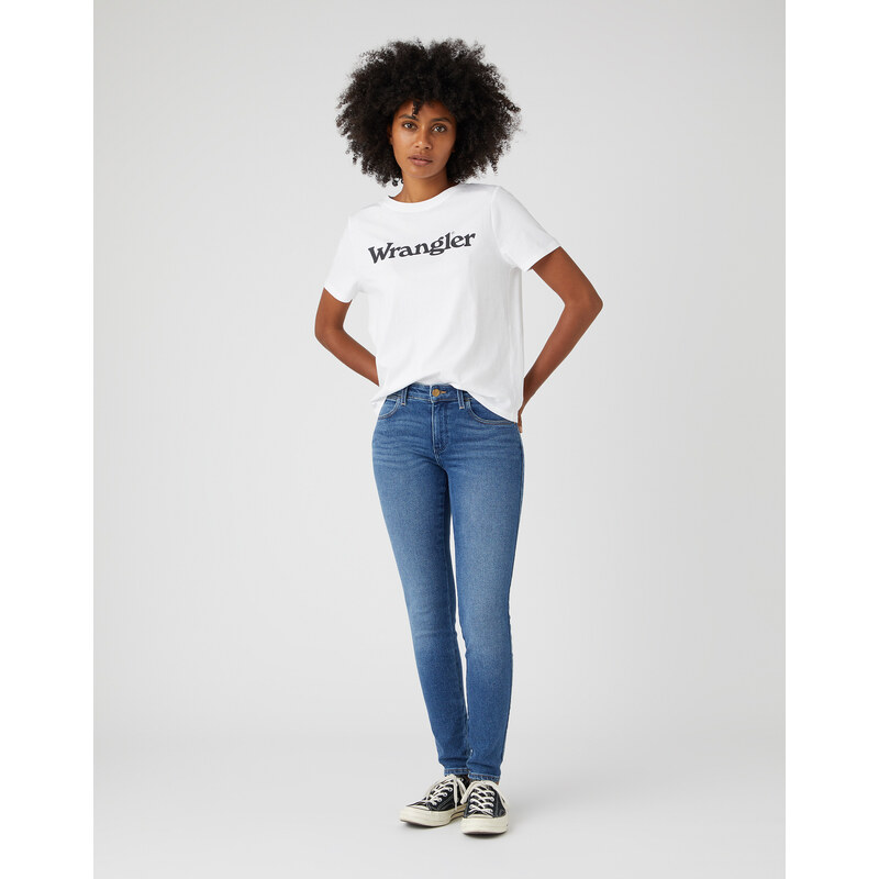Dámské džíny WRANGLER W28KTX386 SKINNY AIRBLUE