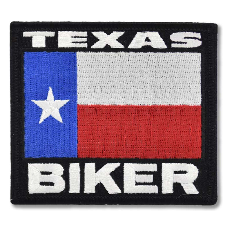 Route-66.cz Moto nášivka Texas Biker 9 cm x 8 cm