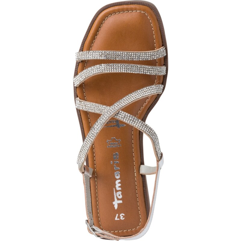 Dámské sandály TAMARIS 28132-28-919 stříbrná S2