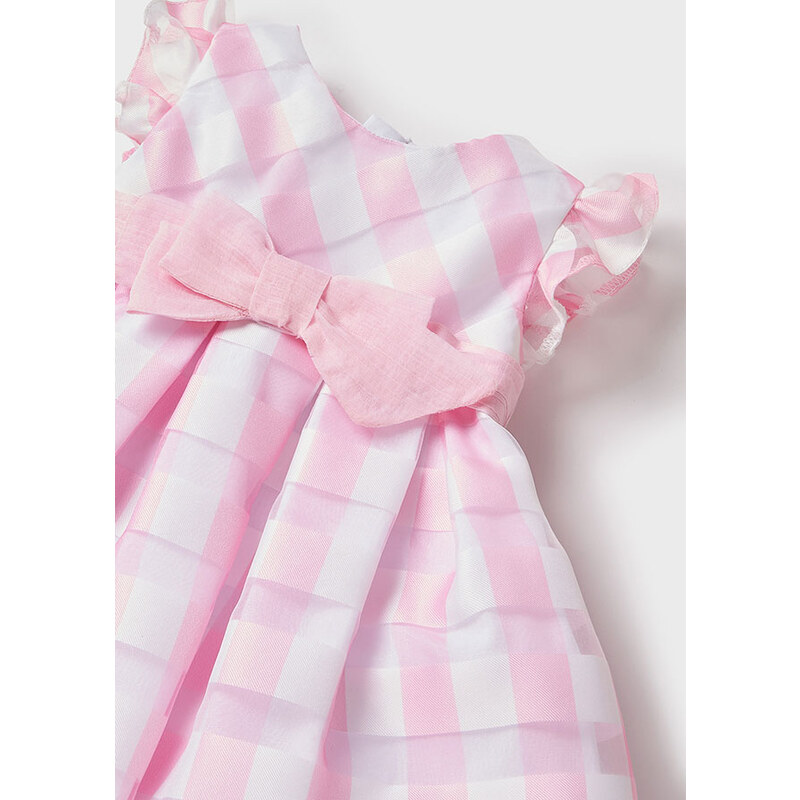 Dívčí luxusní šaty Mayoral růžovo bílé 1910