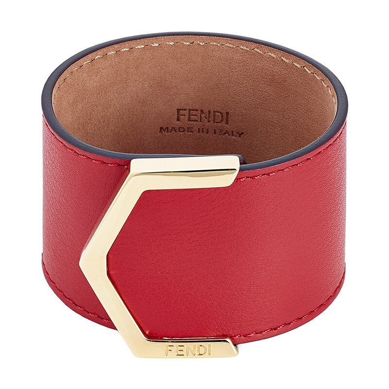 Fendi 2 Jours Leather Bracelet