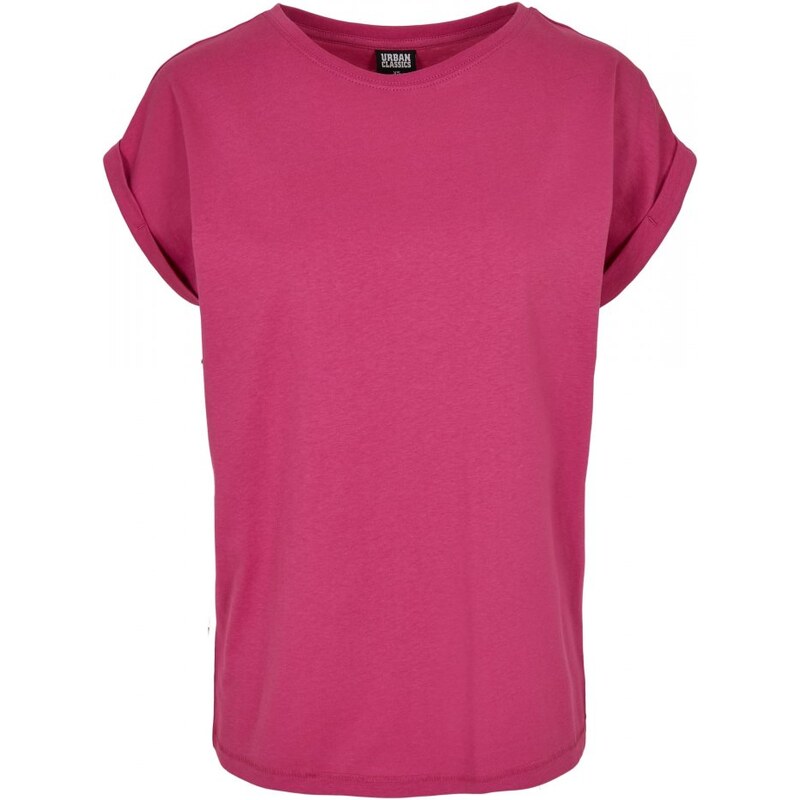 URBAN CLASSICS Ladies Extended Shoulder Tee - brightviolet