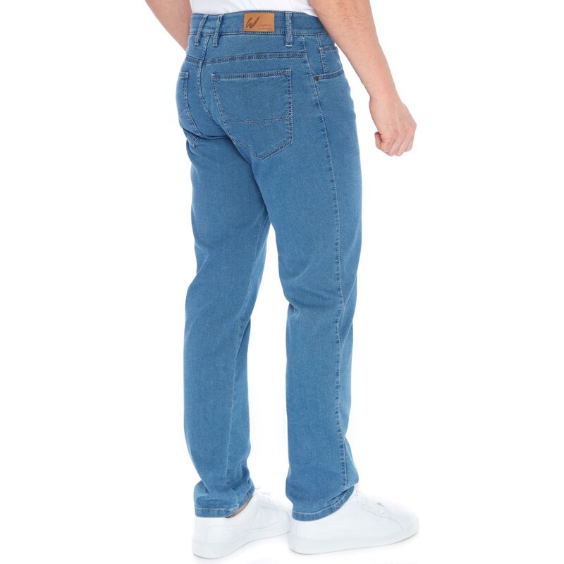 W. Wegener Jeans Cordoba 5874 modrý panské kalhoty