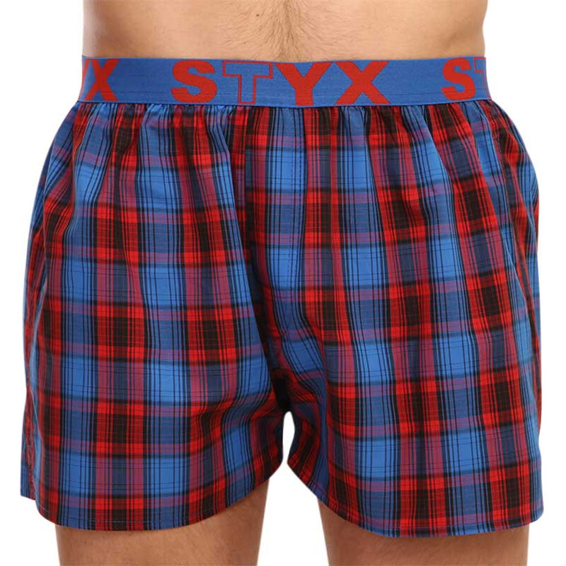 Pánské trenky Styx sportovní guma vícebarevné (B915)