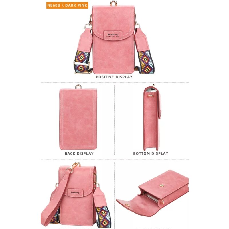 Malá dámská crossbody kabelka na mobil