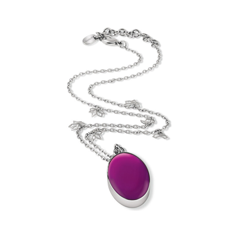 SWATCH BIJOUX Náhrdelník SWATCH Maona Purple Pendent JPV008-U