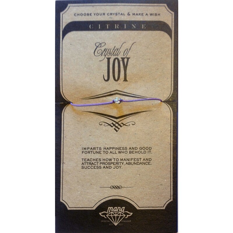 Náramek MANA MANAENGC10 Crystal of Joy - ŠTĚSTÍ