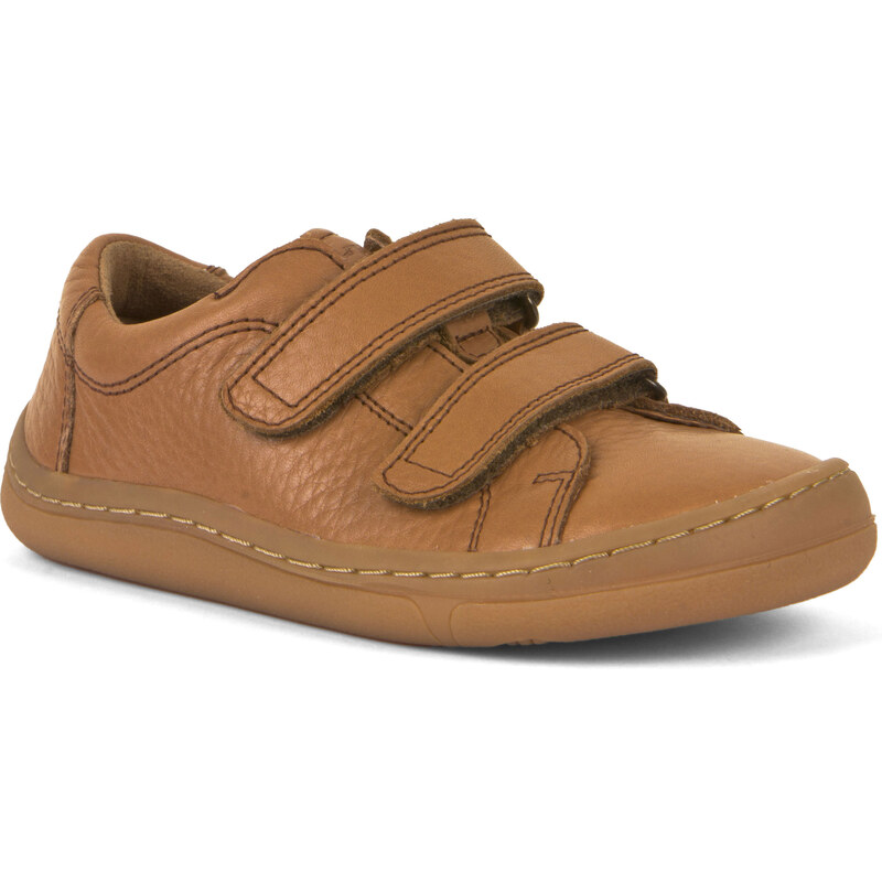 Froddo barefoot polobotky velcro Cognac dětské