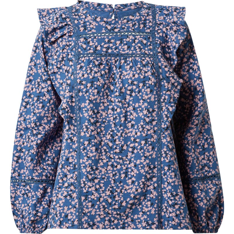 Oasis Halenka modrá / starorůžová / černá / bílá 109815058