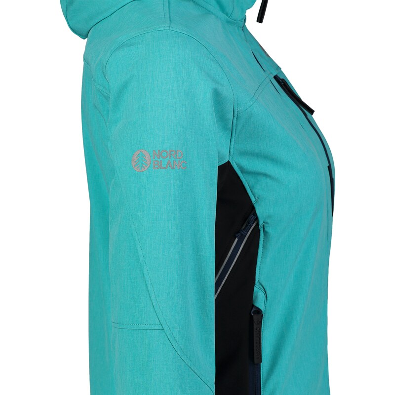 Nordblanc Modrá dámská lehká softshellová bunda PERFORMANCE