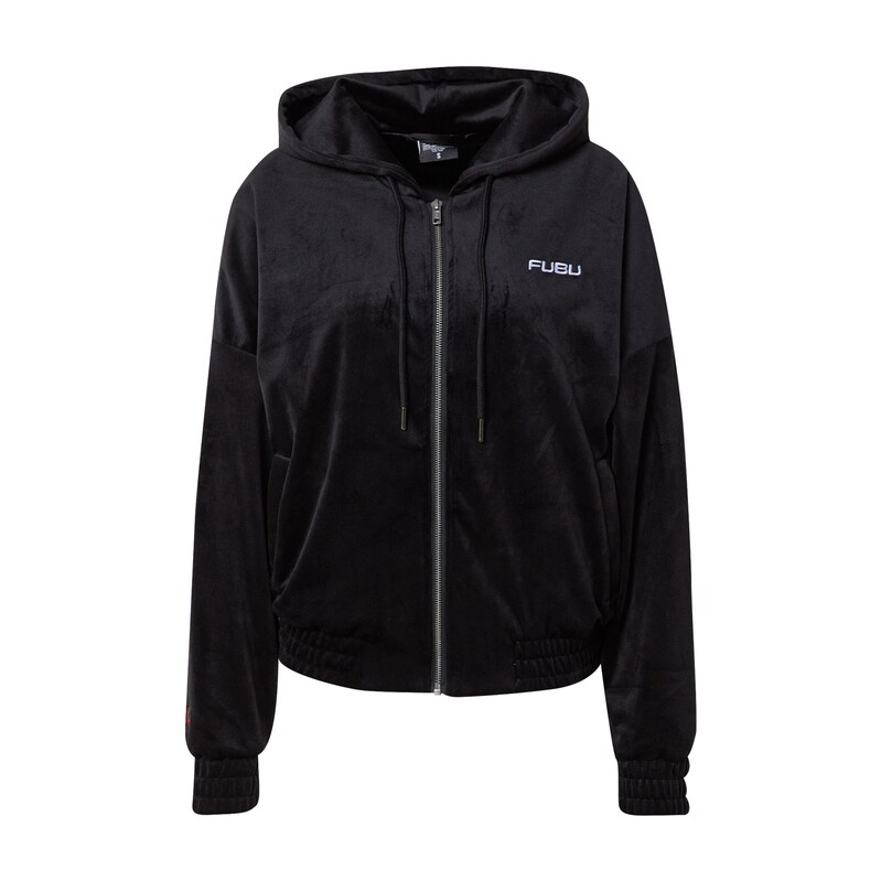 FUBU Mikina Corporate černá / bílá