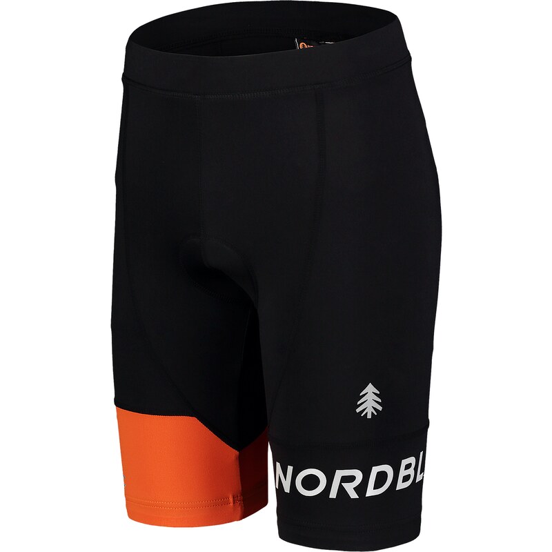 Nordblanc Compression pánské cyklistické šortky černo oranžové