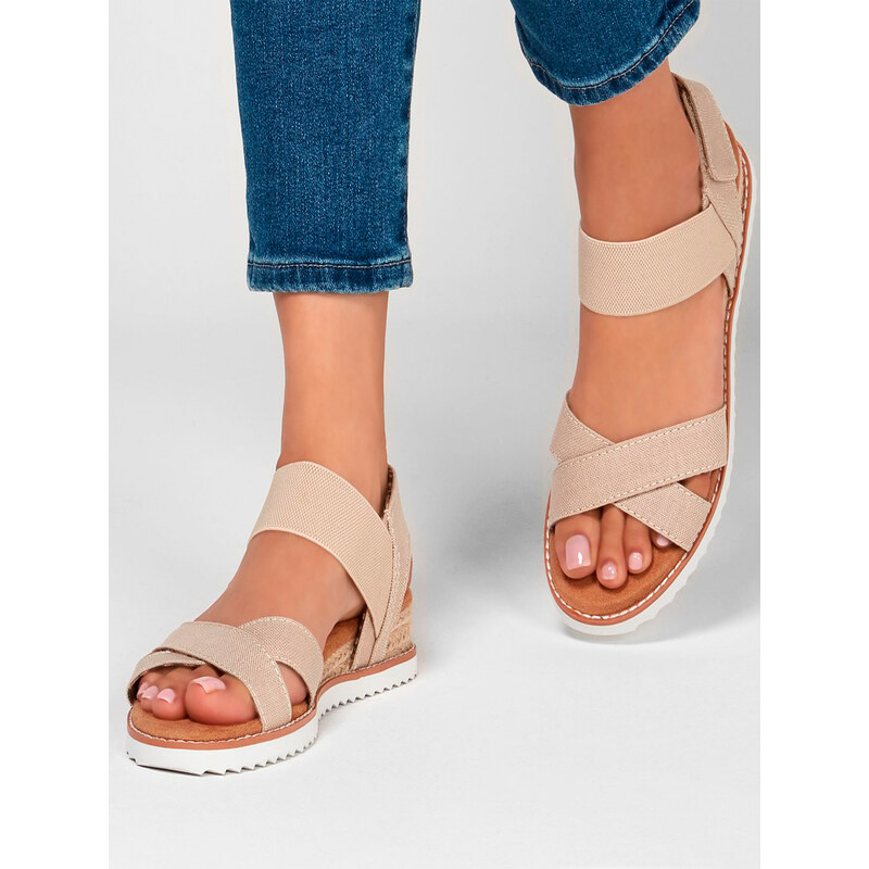 Dámské sandály Skechers Desert Kiss Secret Picnic 33386/NAT