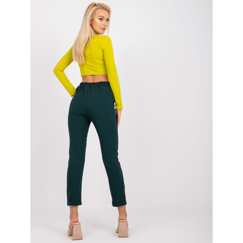 Italy Moda Pants-DHJ-SP-13926.02-dark green